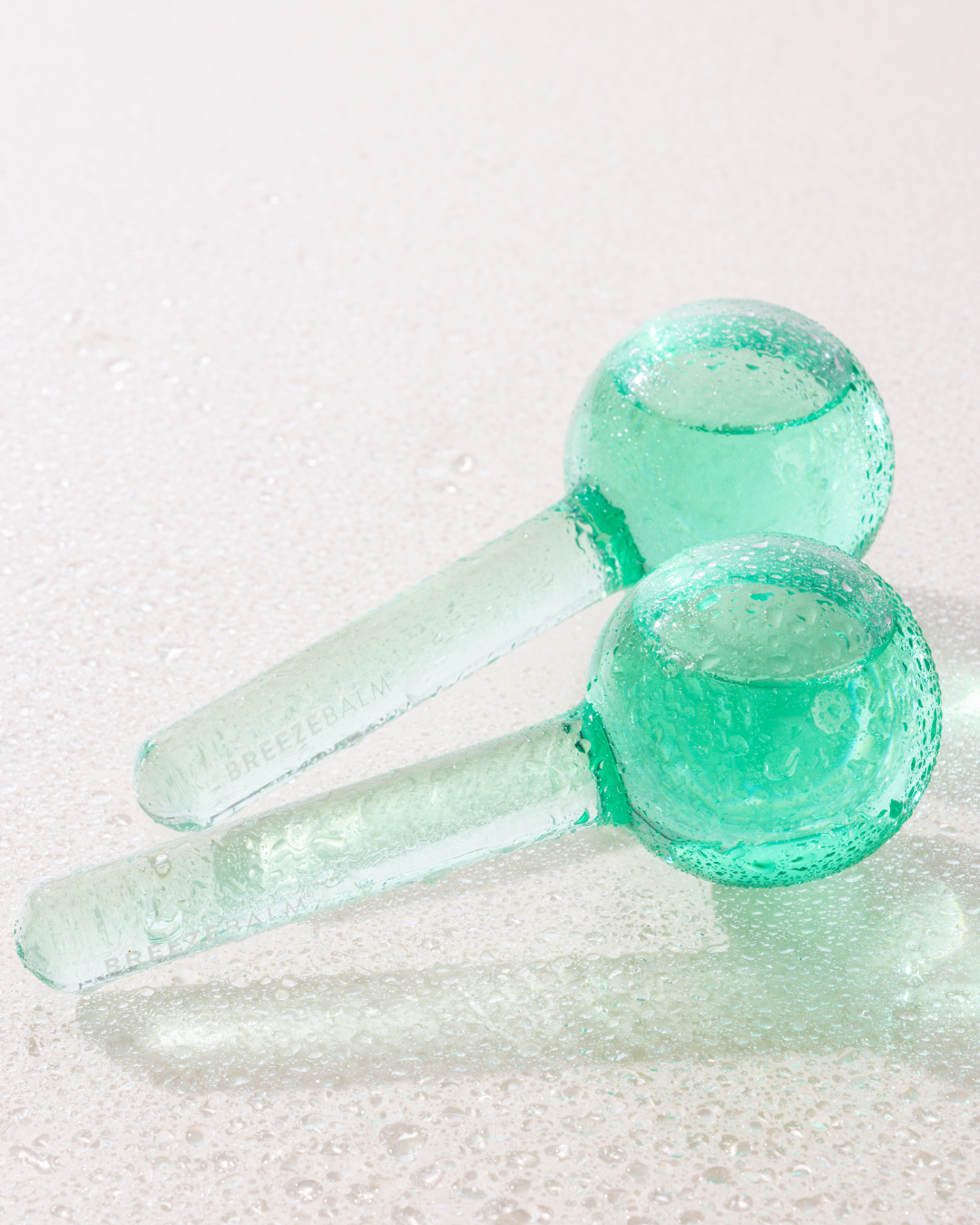 Lift and De-Puff Facial Ice Globes - Green
