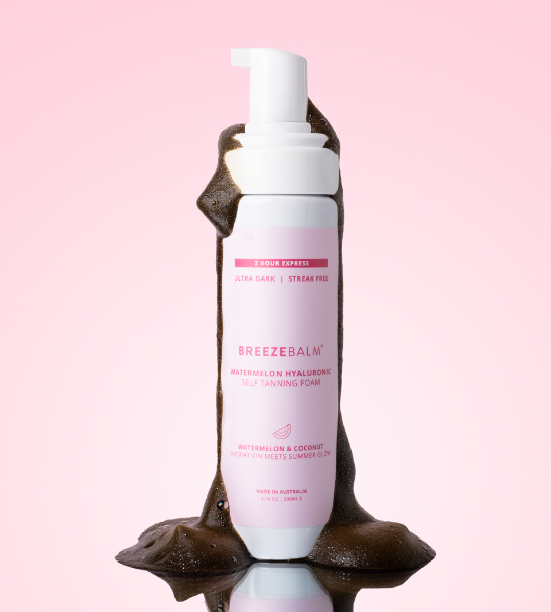 Watermelon Hyaluronic Self Tanning Foam - Ultra Dark